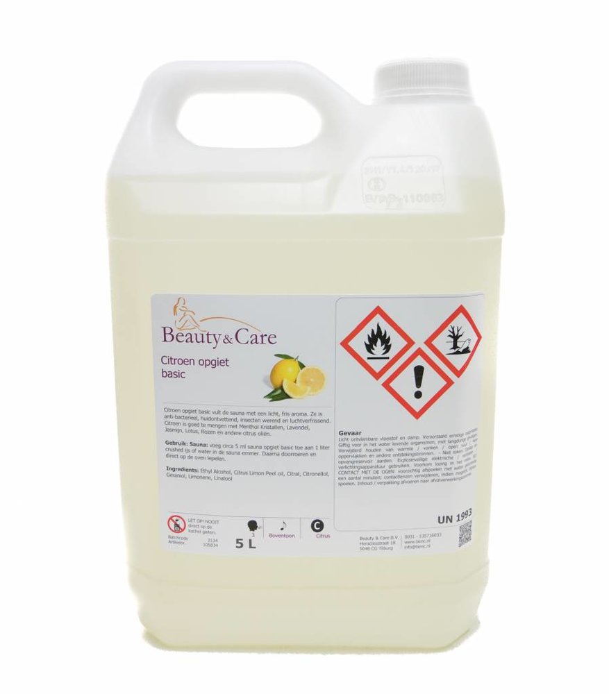 Beauty & Care Citron arôme sauna de base Beauty & Care Citron arôme sauna de base