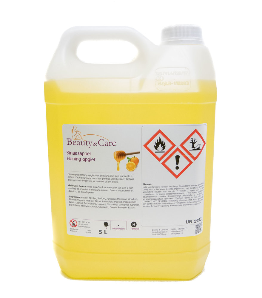 Beauty & Care Miel d'orange arôme sauna Beauty & Care Miel d'orange arôme sauna