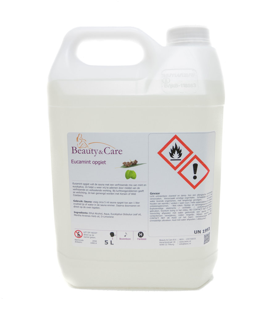 Beauty & Care Eucalyptus Munt sauna opgiet Beauty & Care Eucalyptus Munt sauna opgiet