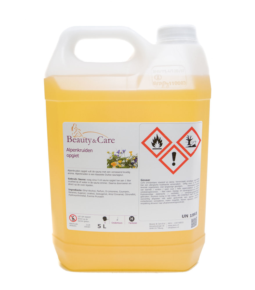 Beauty & Care Herbes alpines arôme sauna Beauty & Care Herbes alpines arôme sauna