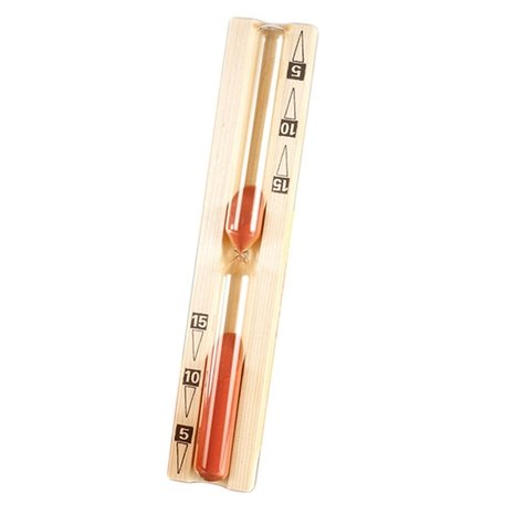 Beauty & Care Hourglass red sand 15 min. Beauty & Care Hourglass red sand 15 min.