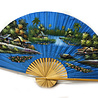 Éventail Chinois Bleu Clair Éventail Chinois Bleu Clair