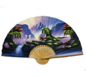 Beauty & Care Chinese Waaier Pastelpaars 150 cm Beauty & Care Chinese Waaier Pastelpaars 150 cm