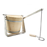 Godet de vidange avec support de montage en acier inoxydable Godet de vidange avec support de montage en acier inoxydable