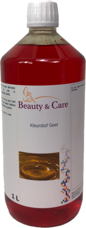 Beauty & Care Flacon de colorant jaune 1 litre Beauty & Care Flacon de colorant jaune 1 litre