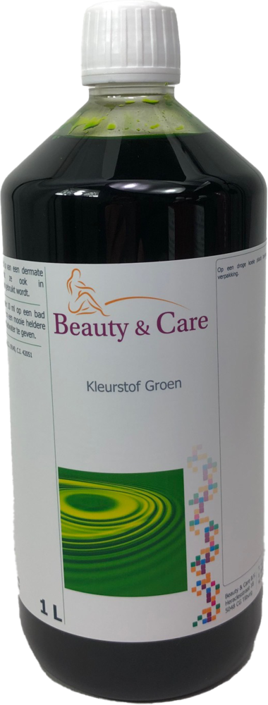 Beauty & Care Grüne Farbstoffflasche 1 Liter Beauty & Care Grüne Farbstoffflasche 1 Liter