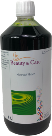 Beauty & Care Grüne Farbstoffflasche 1 Liter Beauty & Care Grüne Farbstoffflasche 1 Liter