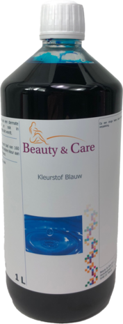 Beauty & Care Flacon de colorant bleu 1 litre Beauty & Care Flacon de colorant bleu 1 litre
