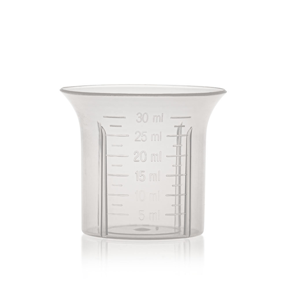 Beauty & Care Dosing cup 0-25 ml with graduation per 5 ml Beauty & Care Dosing cup 0-25 ml with graduation per 5 ml
