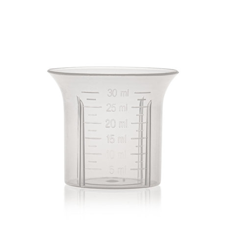 Beauty & Care Dosing cup 0-25 ml with graduation per 5 ml Beauty & Care Dosing cup 0-25 ml with graduation per 5 ml