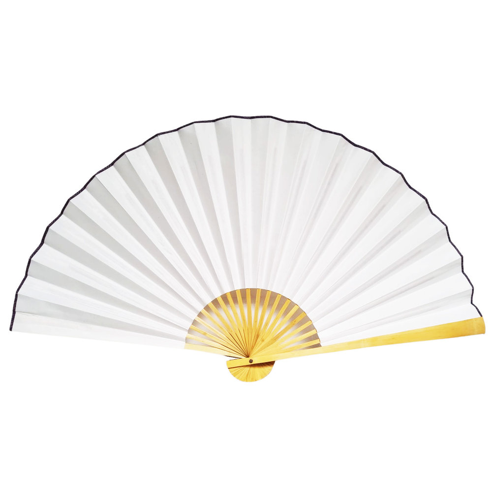 Beauty & Care Eventail Chinois Blanc 100 cm Beauty & Care Eventail Chinois Blanc 100 cm