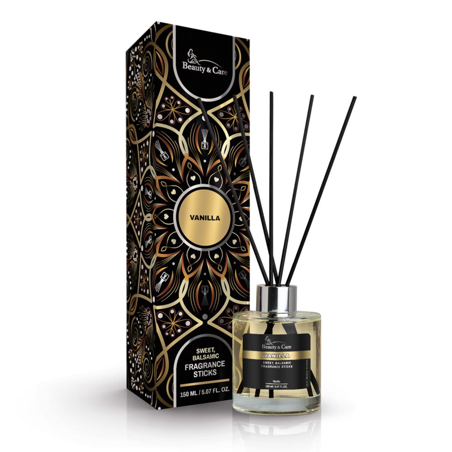 Bâtonnets de parfum Vanille en coffret cadeau - Beauty & Care BV