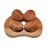 Beauty & Care Luxurious Sauna cushion Red-Cedar Beauty & Care Luxurious Sauna cushion Red-Cedar