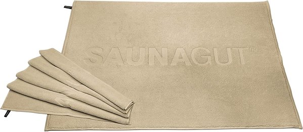 Saunagut Handdoek beige 70 x 100 cm Saunagut Handdoek beige 70 x 100 cm