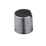 Beauty & Care Disctop aus gebürstetem Aluminium / schwarze Kappe 24/410