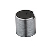 Beauty & Care Disctop brushed alu / zwarte dop 24/410 Beauty & Care Disctop brushed alu / zwarte dop 24/410