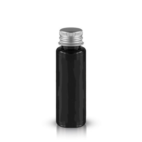 Beauty & Care 25 ml bottle black with aluminum cap Beauty & Care 25 ml bottle black with aluminum cap