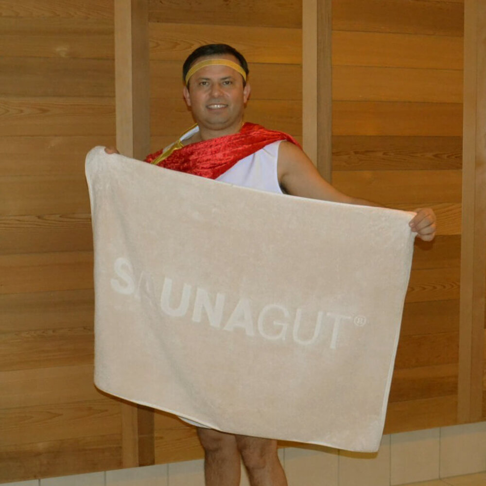 Saunagut Handdoek beige 70 x 100 cm Saunagut Handdoek beige 70 x 100 cm