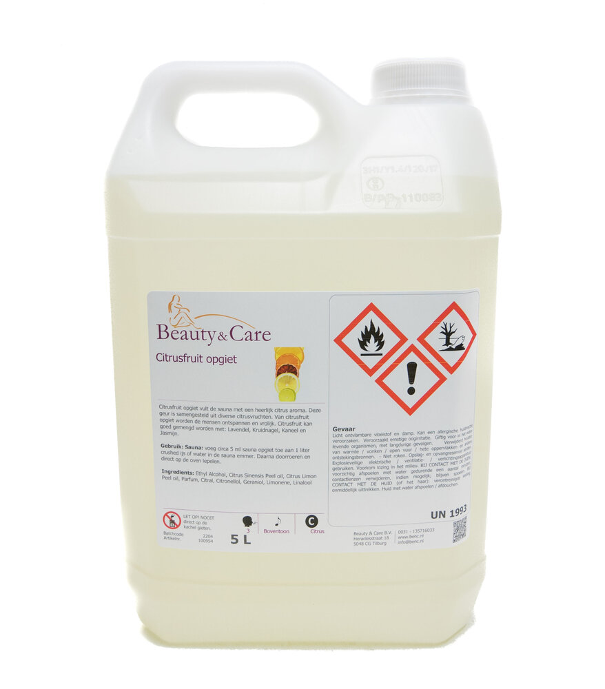 Beauty & Care Agrumes arôme sauna Beauty & Care Agrumes arôme sauna