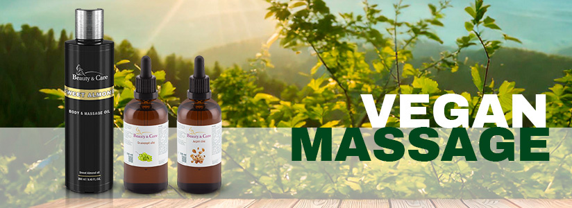 Vrouw die vegan producten gebruikt