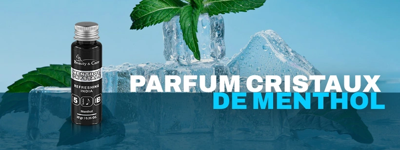 Cristaux de menthol bouteille de 10 grammes