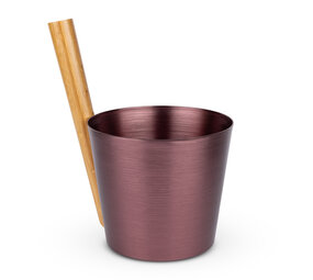 Beauty & Care Sauna bucket aluminum 6 L Beauty & Care Sauna bucket aluminum 6 L