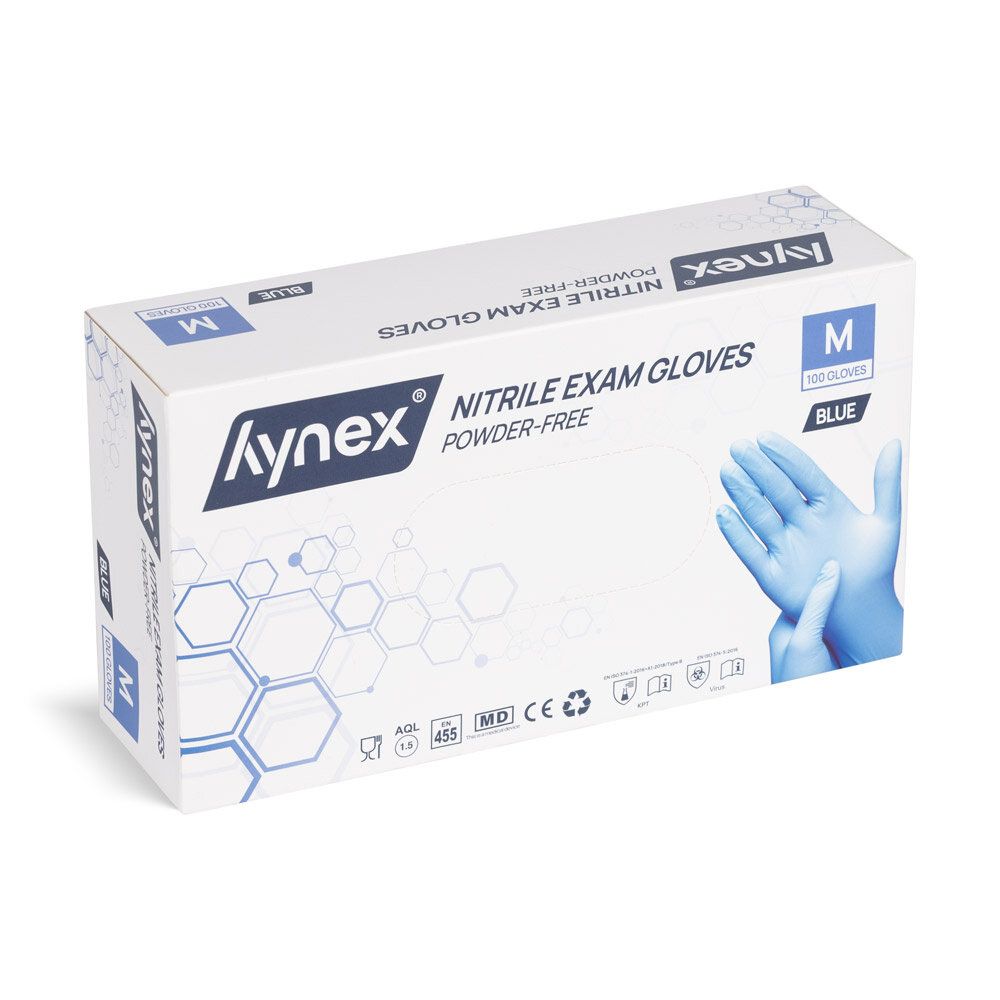Beauty & Care Handschuh weich Nitril blau puderfrei 100 Stück Beauty & Care Handschuh weich Nitril blau puderfrei 100 Stück