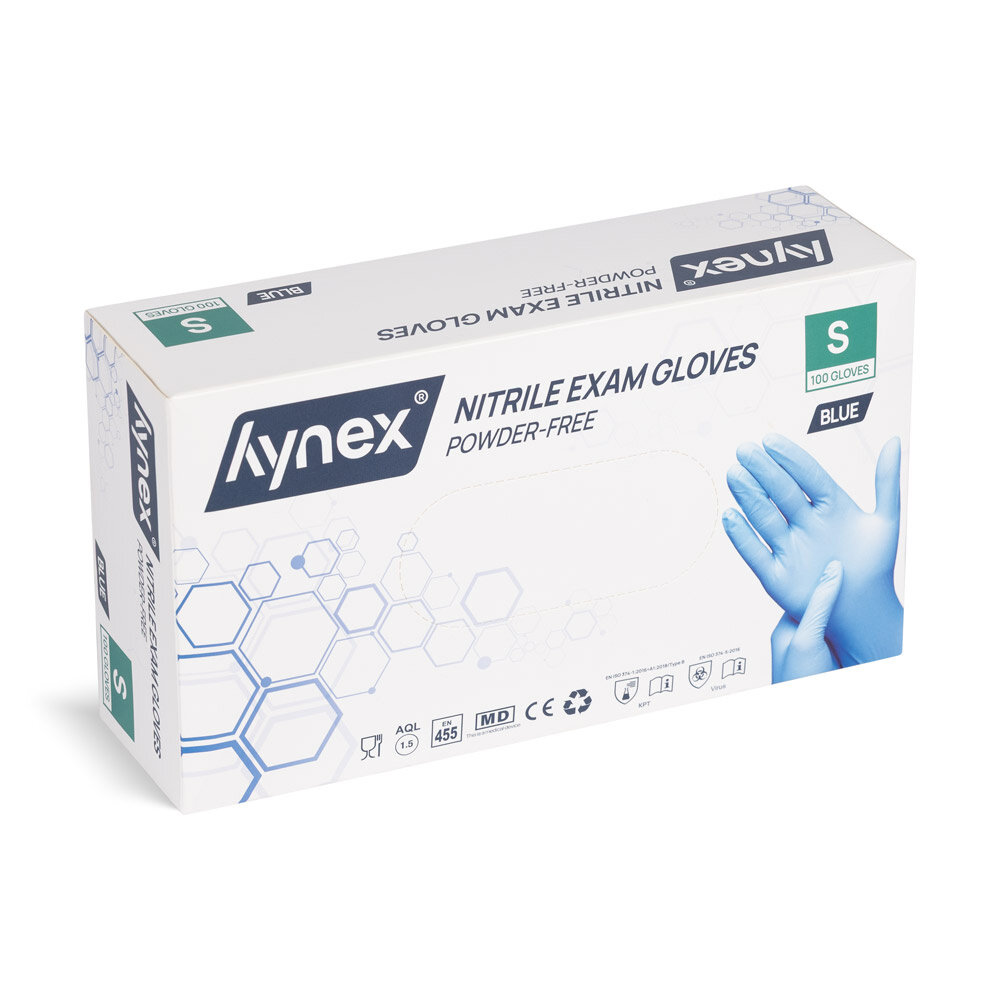 Beauty & Care Handschuh weich Nitril blau puderfrei 100 Stück Beauty & Care Handschuh weich Nitril blau puderfrei 100 Stück