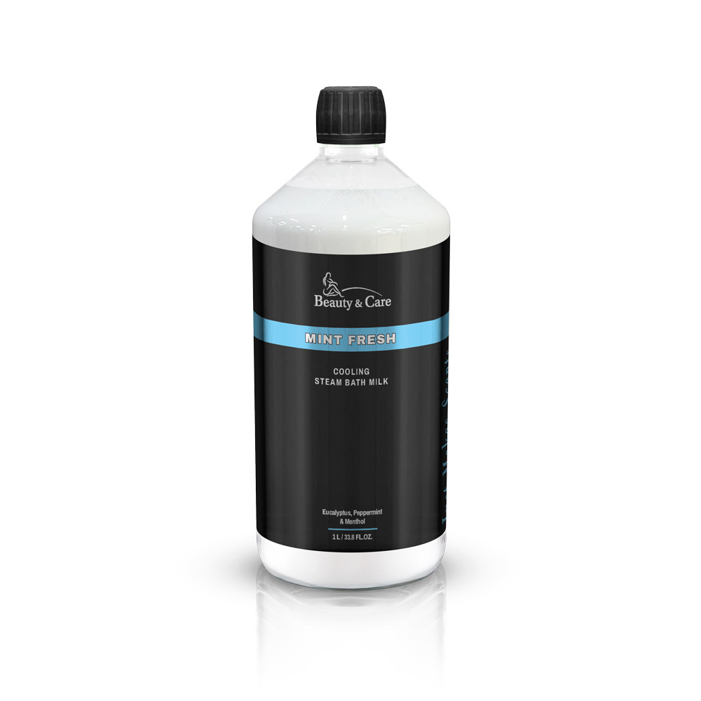 Lait de bain de vapeur frais à la menthe