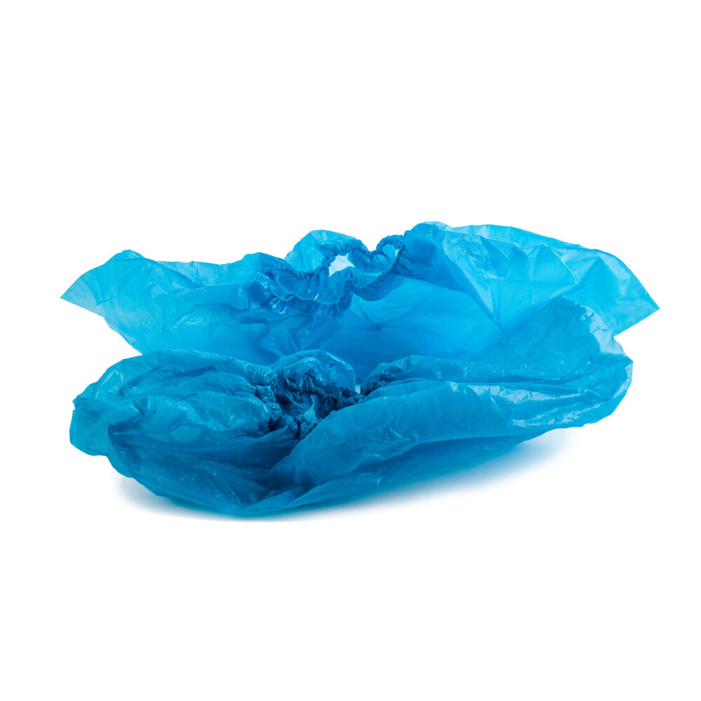 Beauty & Care Couvre-chaussure PE Bleu