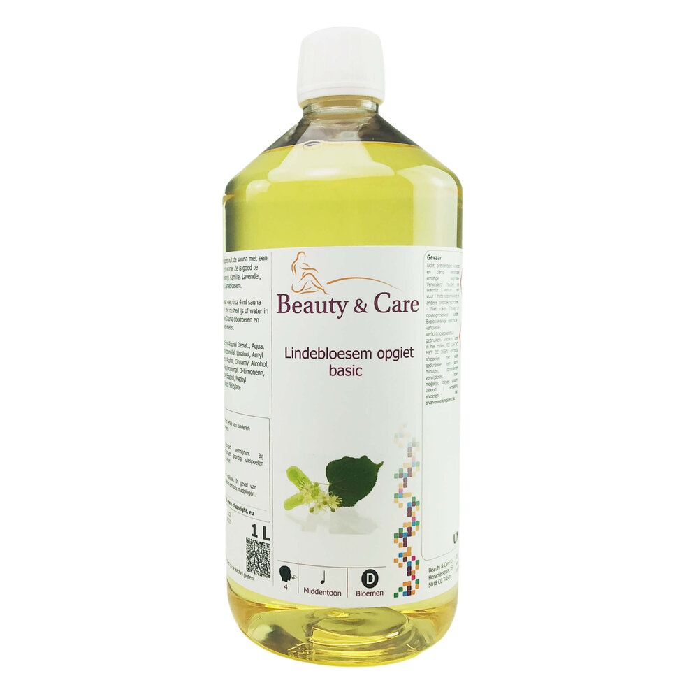 Beauty & Care Lindebloesem sauna opgiet basic 1 liter Beauty & Care Lindebloesem sauna opgiet basic 1 liter