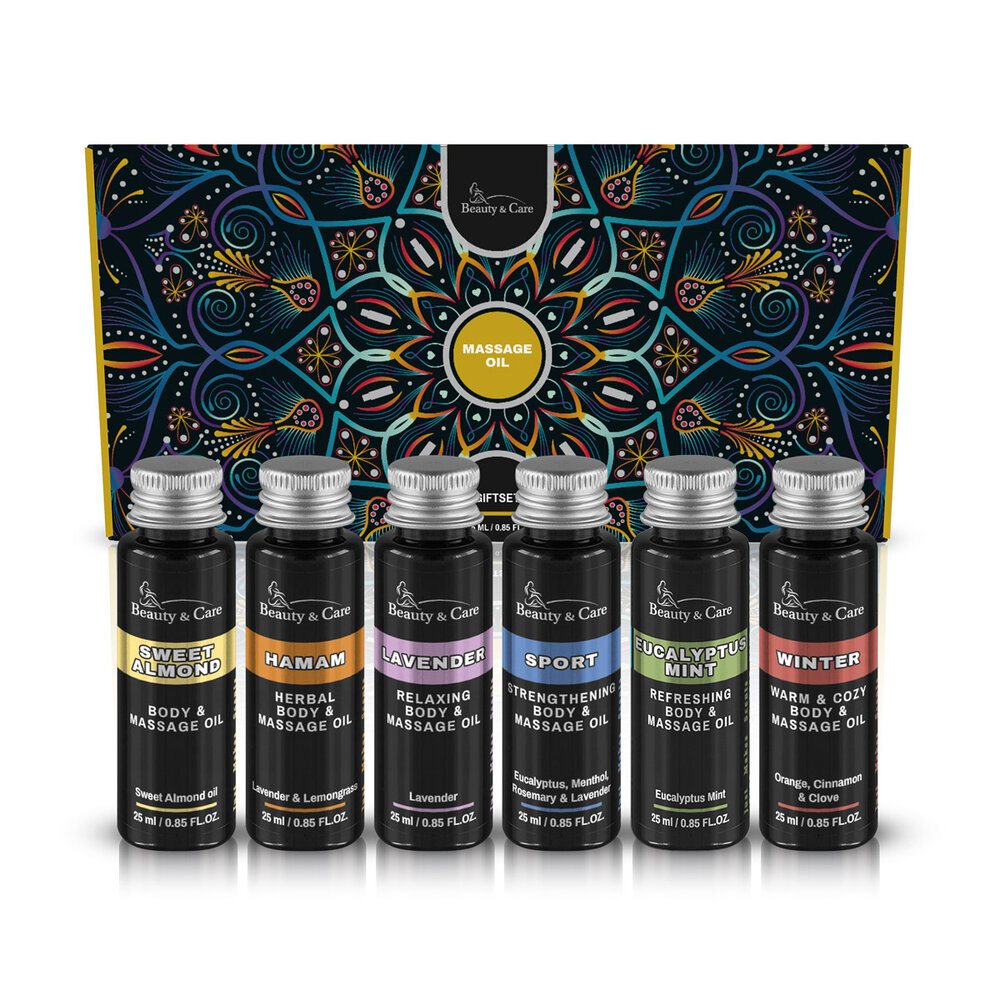 Beauty & Care Coffret huile de massage naturelle Beauty & Care Coffret huile de massage naturelle