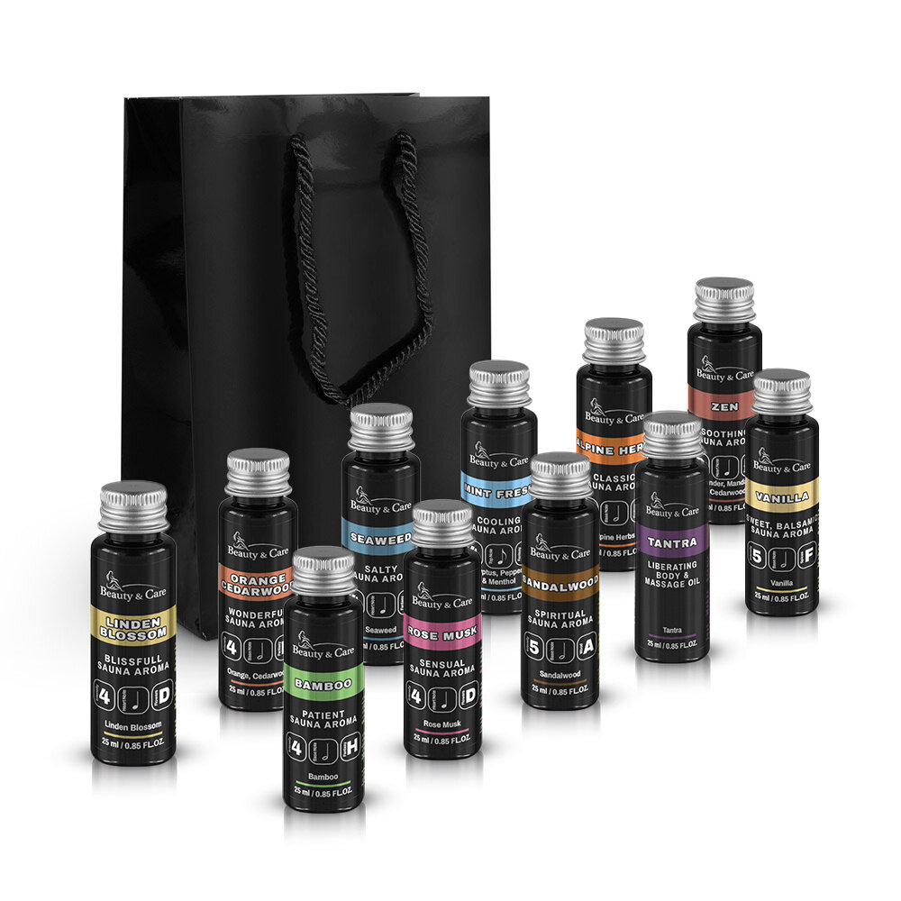 Beauty & Care Coffret cadeau sauna aufguss 11 x 25 ml