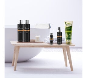 Beauty & Care Spa@Home Hamam Giftset 3 x 250 ml, 1 x 100 ml,  1 x 25 ml + kese scrub