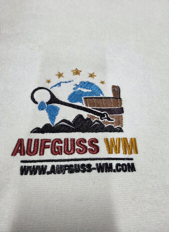 Saunagut Handtuch mit Doppelnaht, 75 x 100 cm, 440 g/m2