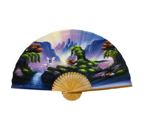 Beauty & Care Chinese Fan Pastel Purple 150 cm