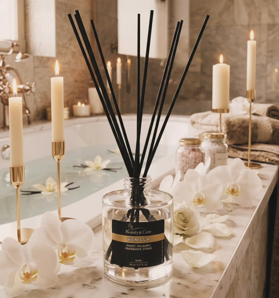 Beauty & Care Bâtonnets parfumés à la vanille