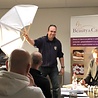 Saunagut Fächer weiß 100 cm