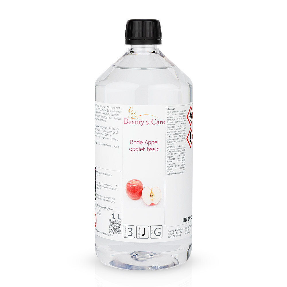 Beauty & Care Red Apple sauna aroma basic 1 liter Beauty & Care Red Apple sauna aroma basic 1 liter