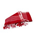 Pestemal rood geruit 170 x 80 cm Pestemal rood geruit 170 x 80 cm