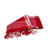 Beauty & Care Pestemal rot kariert 170 x 80 cm Beauty & Care Pestemal rot kariert 170 x 80 cm