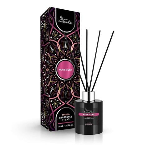 Beauty & Care Bâtonnets parfumés à la rose musquée Beauty & Care Bâtonnets parfumés à la rose musquée