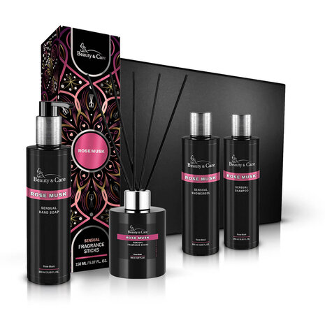 Beauty & Care Rose musk bathroom package Beauty & Care Rose musk bathroom package