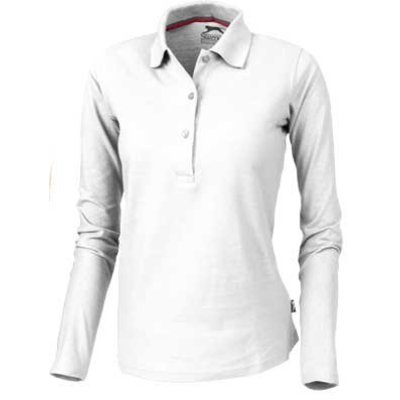 VELLAN Damespolo - Wit (100) - Coastline.shop