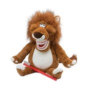 Poetspop (handpop) Lion de Leeuw ( ca. 38 cm)