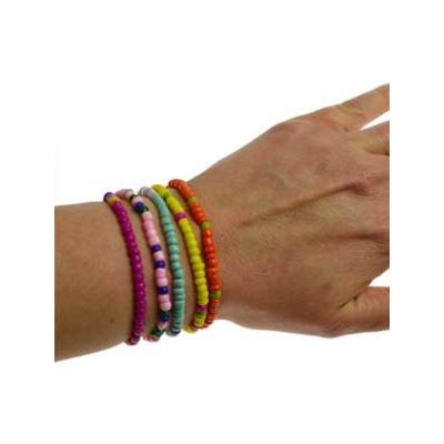 Armband kleur van glas