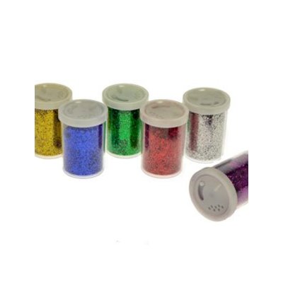 Glitter shakers set á 6 stuks ( Voorraad 5 sets OP=OP)