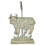Memohouder Koe ( Voorraad: 3 stuks OP=OP )