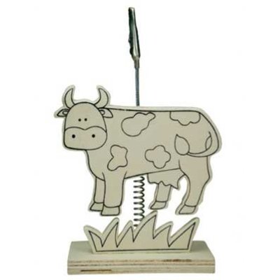 Memohouder Koe ( Voorraad: 3 stuks OP=OP )