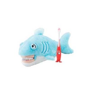 Poetspop klein Sharky de haai ( afm. ca. 25 cm)